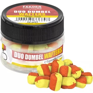 Wafters Carp Zoom Duo Dumbell, Mango Peach, 10x14mm, 15g