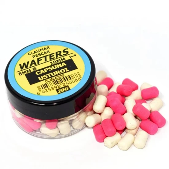 Wafters Claumar 10mm 20g Usturoi & Capsuna Alb Si Roz