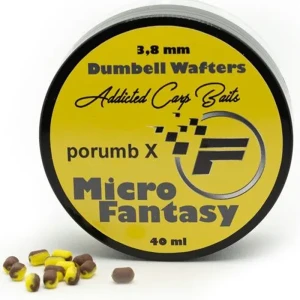 Wafters Dumbell Addicted Carp Baits Fantasy Porumb X, 3.8 Mm