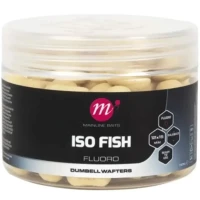 Wafters Dumbell Mainline Fluoro White, Iso Fish, 12x15mm