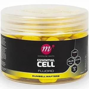 Wafters Dumbell Mainline Fluoro Yellow, Essential Cell, 12x15mm
