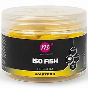 Wafters Dumbell Mainline Fluoro Yellow, Iso Fish, 12x15mm