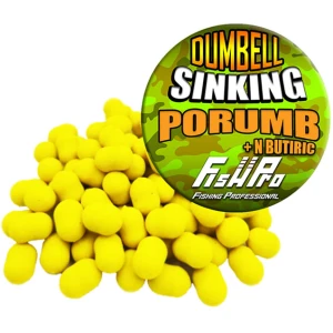 Wafters Fish Pro Dumbell Sinking, Porumb & N-butyric, 40g