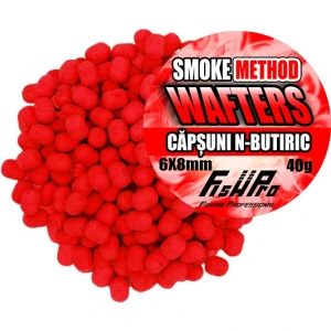 Wafters Fish Pro Method Smoke, Capsuni N-butyric, 6x8cm, 40g