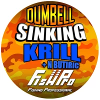 Wafters Fish Pro Dumbell Sinking, Krill & N-butiric, 40g