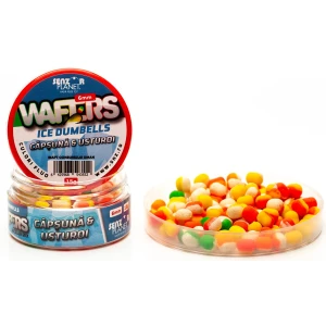 Wafters Ice Dumbells Senzor Bicolor, Capsuna & Usturoi, 6mm, 15g Wafters Ice Dumbells Senzor Bicolor, Capsuna & Usturoi, 6mm, 15g