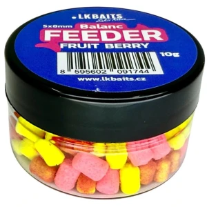 Wafters Lk Baits Balanc Duo Feeder, 5x8mm, Fruit Berry, 10g/cutie