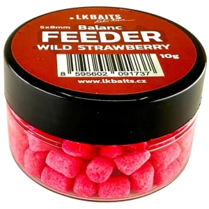 Wafters Lk Baits Balanc Duo Feeder, 5x8mm, Strawberry, 10g/cutie