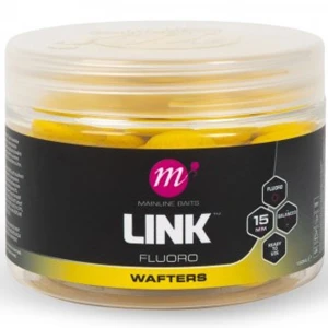 Wafters MAINLINE Fluoro Yellow, Link, 15mm Wafters MAINLINE Fluoro Yellow, Link, 15mm