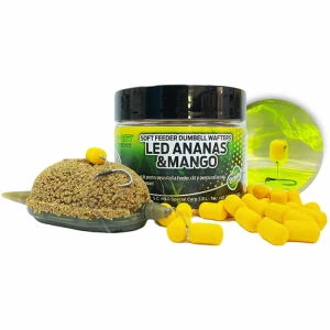 Wafters Mg Special Carp Feeder Dumbells, Ananas Mango, 8mm, 40g