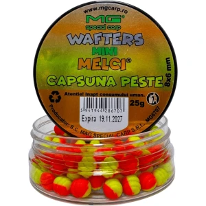 Wafters MG Special Carp Mini Melci, Capsuna Peste, 8x6mm, 25g Wafters MG Special Carp Mini Melci, Capsuna Peste, 8x6mm, 25g