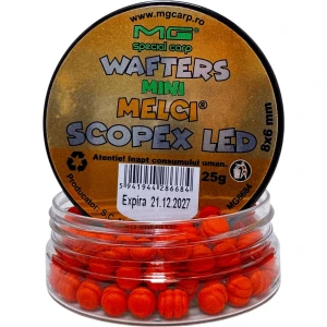 Wafters MG Special Carp Mini Melci, Scopex Led, 8x6mm, 25g Wafters MG Special Carp Mini Melci, Scopex Led, 8x6mm, 25g