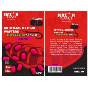 Wafters Senzor Method Enterprise Tackle Dumbells, Fluo Pink, 6mm, 10buc/pac Wafters Senzor Method Enterprise Tackle Dumbells, Fluo Pink, 6mm, 10buc/pac
