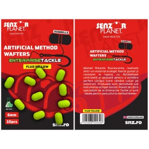Wafters Senzor Method Enterprise Tackle Dumbells, Fluo Yellow, 6mm, 10buc/pac Wafters Senzor Method Enterprise Tackle Dumbells, Fluo Yellow, 6mm, 10buc/pac