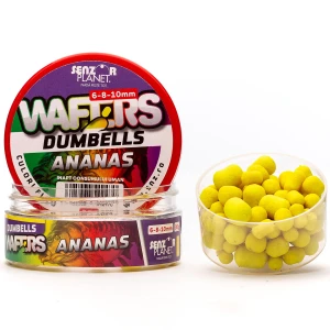 Wafters Senzor Planet Dumbells, Ananas, 6-8-10mm, 30g Wafters Senzor Planet Dumbells, Ananas, 6-8-10mm, 30g