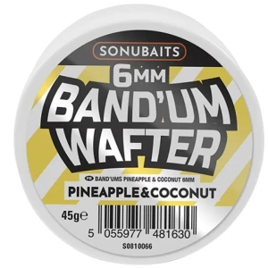 Wafters Sonubaits Band'um, Pineapple & Coconut, 8mm, 45g Wafters Sonubaits Band'um, Pineapple & Coconut, 8mm, 45g