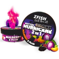 Wafters Zfish Smoke Hurricane 8-10mm, Mulberry-plum, 30g(100buc)