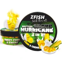 Wafters ZFISH Smoke Hurricane 8-10mm, Sweet Corn-Creme, 30g(100buc)