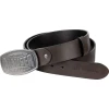 Curea MAUSER Piele Dark Brown, Masura M, 110cm