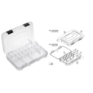 CUTIE PANARO 3/21 COMPART.AJUSTABILE 364X248X50MM CUTIE PANARO 3/21 COMPART.AJUSTABILE 364X248X50MM