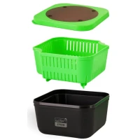Cuite Zfish Pentru Momeli Bait Box, Large, 1.87l, 17x17x9cm