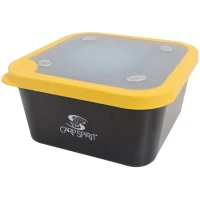 Cutie Carp Spirit Bait Box, Black Yellow, 2l