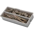 Cutie Guru Rigida Divided Shallow Insert 17.8x8x3.3cm Cutie Guru Rigida Divided Shallow Insert 17.8x8x3.3cm