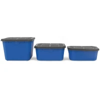 Cutie Momeala Preston Bait Tubs 3PT, Blue Black