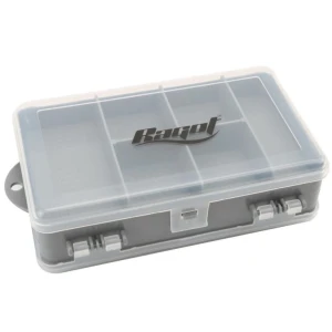 Cutie Plastic RAGOT Dubla, 10 Compartimente, Clear, 15x9x4.5cm