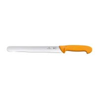 Cutit Bucatarie Victorinox Swibo Slicing Knife, Lama Rotunda 25cm, Galben