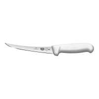 Cutit Dezosat Victorinox, Boning Knife, Curved, Fibrox, Lama Flexibila 15cm, Alb Cutit Dezosat Victorinox, Boning Knife, Curved, Fibrox, Lama Flexibila 15cm, Alb