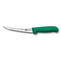 Cutit Dezosat Victorinox, Boning Knife, Curved, Fibrox, Lama Flexibila 15cm, Verde