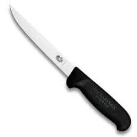 Cutit Dezosat Victorinox Boning Knife, Fibrox, Varf Ascutit, Lama 15cm, Negru