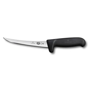 Cutit Dezosat Victorinox Fibrox Boning Knife, Curved, Safety Grip, Lama 15cm, Negru