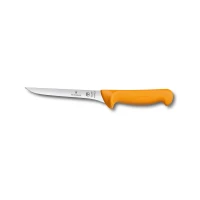 Cutit Dezosat Victorinox Swibo,Boning Knife, Curved to Guard, Lama Flexibila 16cm, Galben