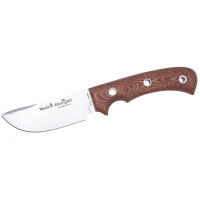 Cutit Muela 120mm Full Tang Blade Aborigen-12c, Brown Canvas Micarta Scales