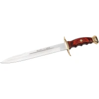 Cutit Muela 260mm Blade, Coral Pakawood And Brass Guard And Cap