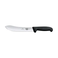 Cutit Macelar Victorinox Butcher Knife, Wide Tip Blade, Fibrox, Lama 20cm, Negru