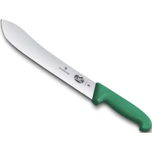 Cutit Macelar Victorinox Butcher Knife, Wide Tip Blade, Fibrox, Lama 25cm, Verde