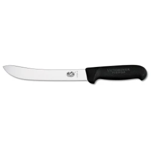 Cutit Macelar Victorinox, Fibrox, Safety Nose, Heavy Stiff Blade, Lama 15cm, Negru