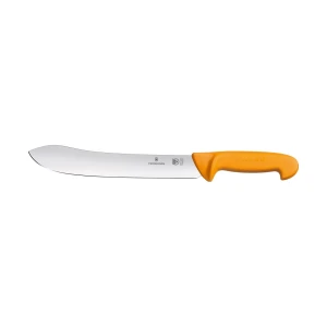 Cutit Macelar Victorinox Swibo Butchers Knife, Varf Lat Ascutit, Lama 25cm, Galben Cutit Macelar Victorinox Swibo Butchers Knife, Varf Lat Ascutit, Lama 25cm, Galben