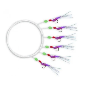 Streamer Zebco H Rig Nr12 Silver Red