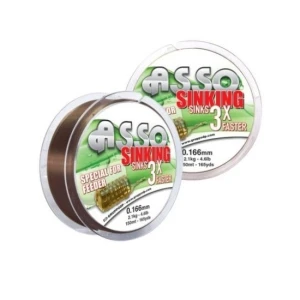 Asso Fir Sinking 3x Feeder Brown 0.134mm