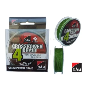 Fir DAM Crosspower 4 Braid 0.10mm 110m Fir DAM Crosspower 4 Braid 0.10mm 110m