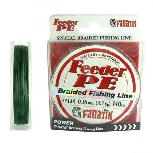 Fir Textil Fanatik Feeder Pe Braided Green 0.10mm 4.5kg 140m