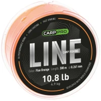 Fir Monofilament CARP PRO Fluorocarbon Coated, Fluo Orange, 0.37mm, 1000m