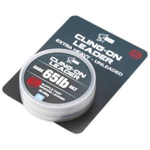 Fir Nash Cling-on Unleaded Leader Leadcore, Dark Silt, 65lbs-29.48kg, 7m