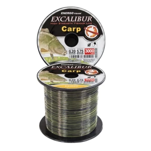 FIR ENERGO TEAM EXCALIBUR CARP CAMOU 3000M 0.35MM FIR ENERGO TEAM EXCALIBUR CARP CAMOU 3000M 0.35MM