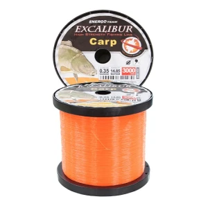 Fir Monofilament Energoteam Excalibur Carp Fluo Orange 3000m 0.30mm 12.3kg