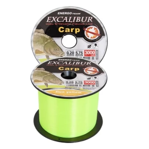 Fir Monofilament Energoteam Excalibur Carp Fluo Yellow 0.35mm 3000m